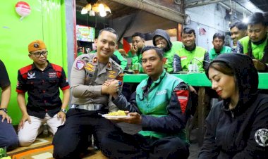 Sambut-Hari-Lalu-Lintas-Bhayangkara-ke-71,-Polresta-Malang-Kota-Gelar-Doa-Bersama-Ojol