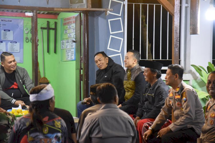 Kapolres Bondowoso Blusukan ke Pos Ronda Bukti Sinergitas Polri dengan Masyarakat untuk Kamtibmas