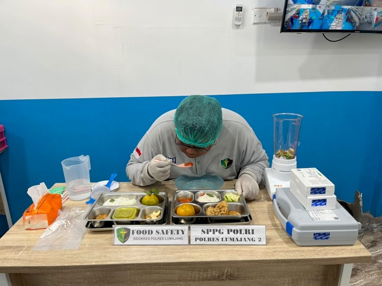 Polres Lumajang Pastikan Keamanan MBG Lewat Uji Lab Ketat di Dua Titik SPPG