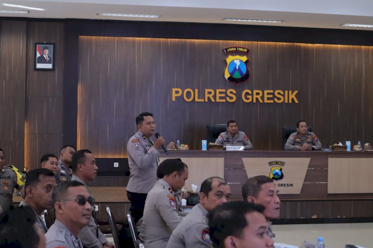 Perkuat Kamtibmas Berbasis Musyawarah, Ditbinmas Polda Jatim Asistensi Omah Rembug di Polres Gresik