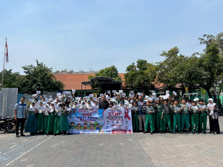 Hari Anak Nasional Polresta Sidoarjo Edukasi Bahaya HIV/AIDS di Kalangan Pelajar