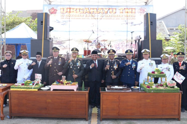 Kapolresta Sidoarjo Hadiri HUT TNI ke-81, Perkuat Soliditas TNI-Polri Bersama Rakyat